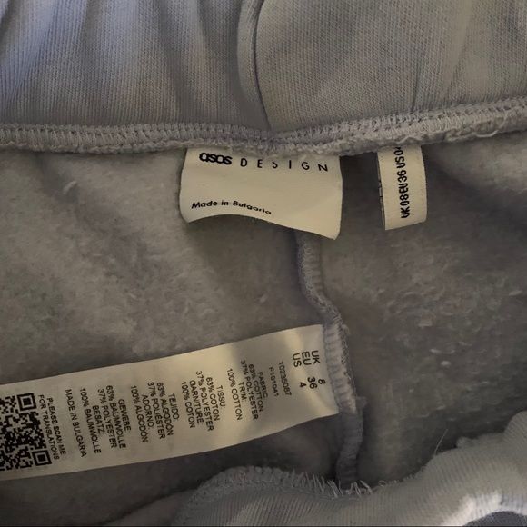 Oversized Pastel Periwinkle Sweatpants from ASOS - Picture 6 of 7